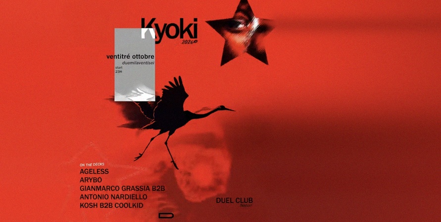 Flyer Duel Club - Napoli - Kyoki with Ageless - Duel Club Napoli